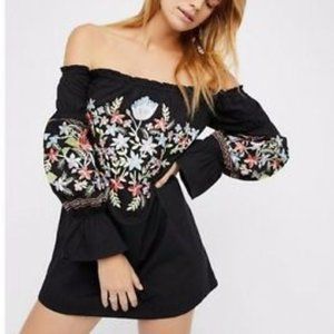 FREE PEOPLE ENCHANTED GARDEN MINI DRESS Sz XS